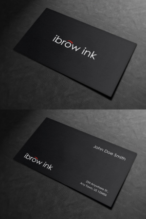 Visitenkarten-Design von INDIAN_Ashok für ibrow ink | Design: #17570526