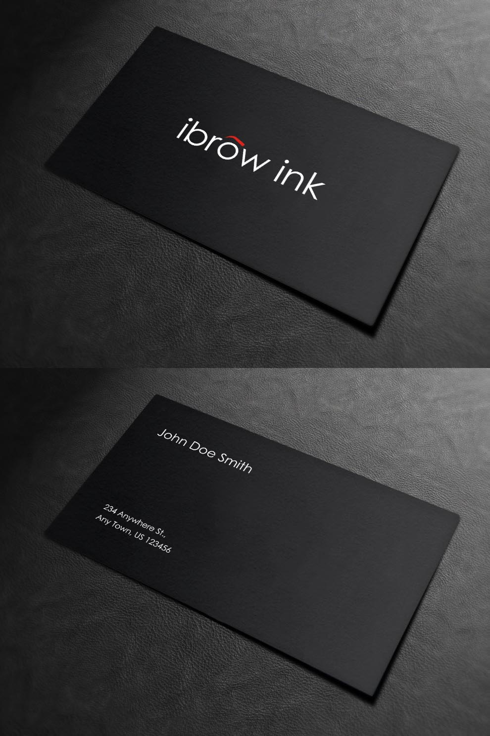 Business Card Design by INDIAN_Ashok for ibrow ink | Design #17570527