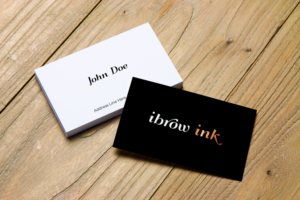 Visitenkarten-Design von JK18 für ibrow ink | Design: #17585293