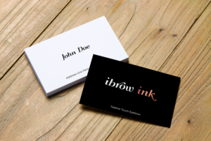 Visitenkarten-Design von JK18 für ibrow ink | Design: #17585294