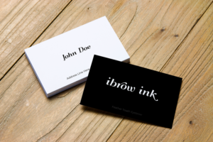 ibrow ink | Diseño de Tarjeta de Presentación por JK18