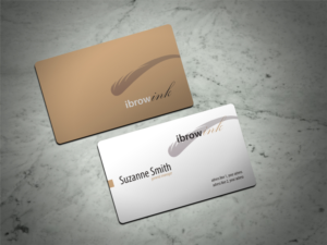 Business Card Design by Scorpius design for ibrow ink | Design: #17577932