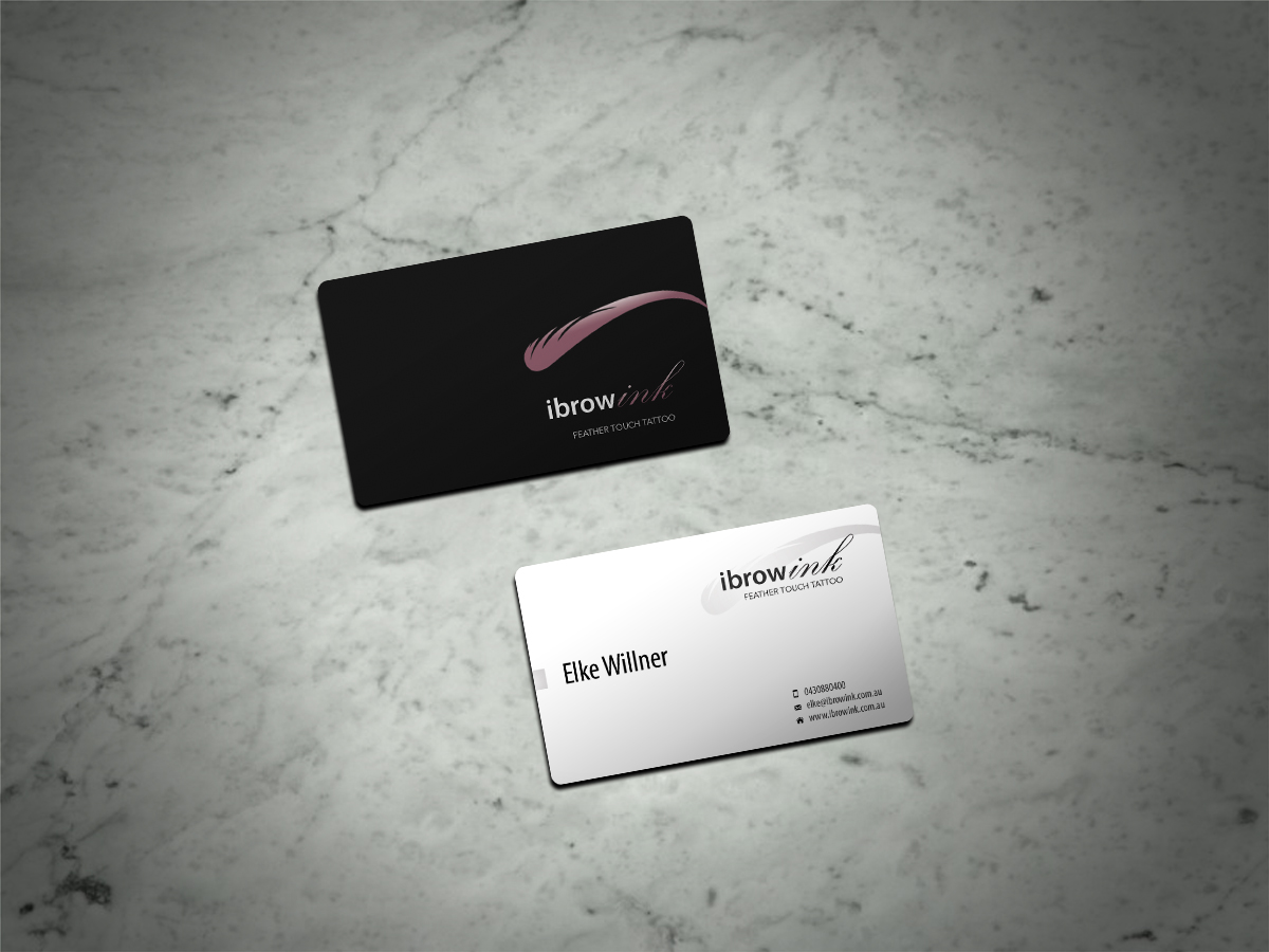 Visitenkarten-Design von Scorpius design für ibrow ink | Design #17600625