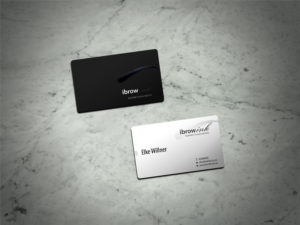 Business Card Design by Scorpius design for ibrow ink | Design: #17600626