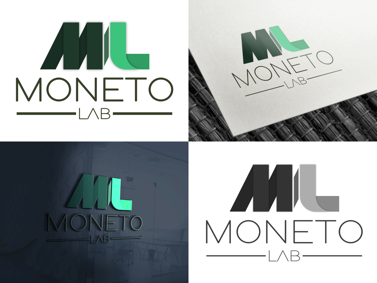Logo Design by Marina Neves for Moneto Lab | Design #17806353