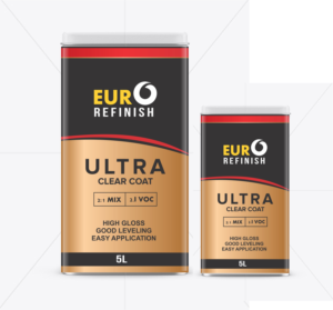 Clear Coat 5L & 2.5L kit | Label Design by fumbh.designs