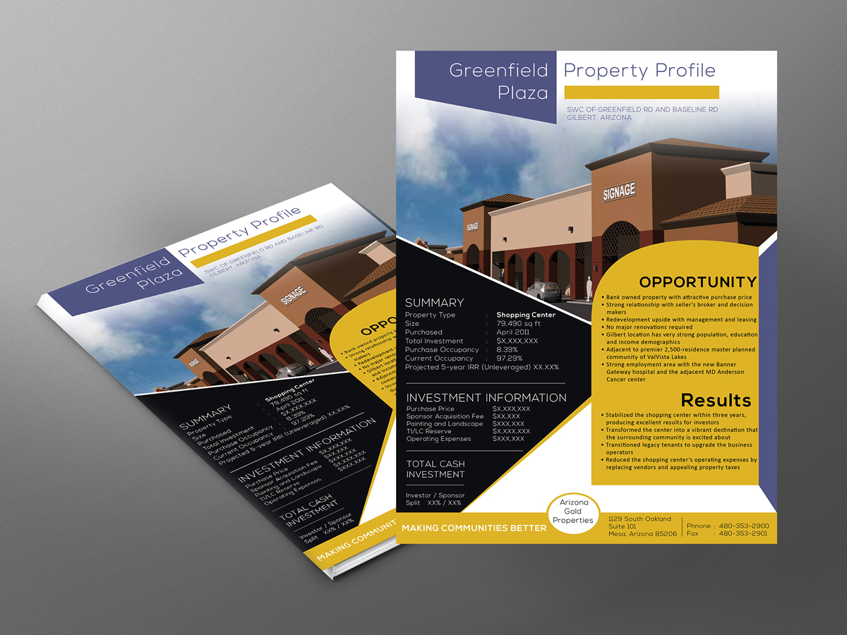 Brochure Design by Pranab S. for AZG | Design #2763292