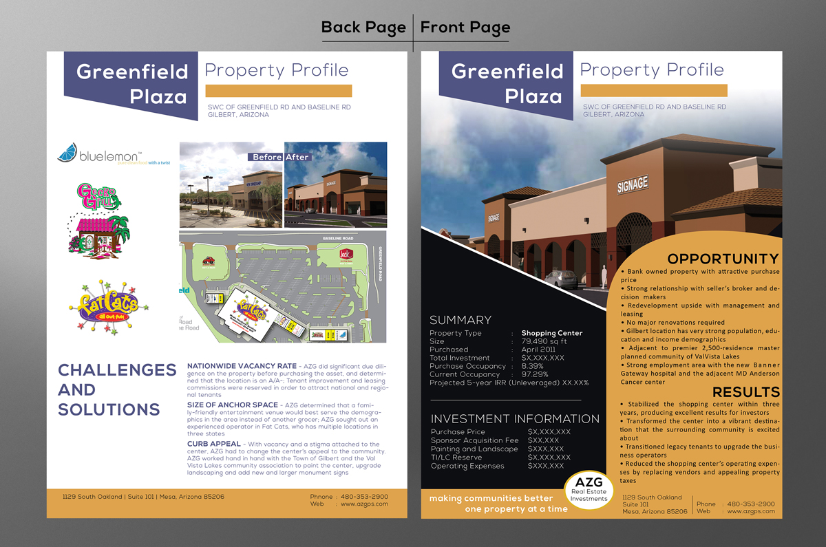 Broschüren-Design von Pranab S. für AZG | Design #2806145