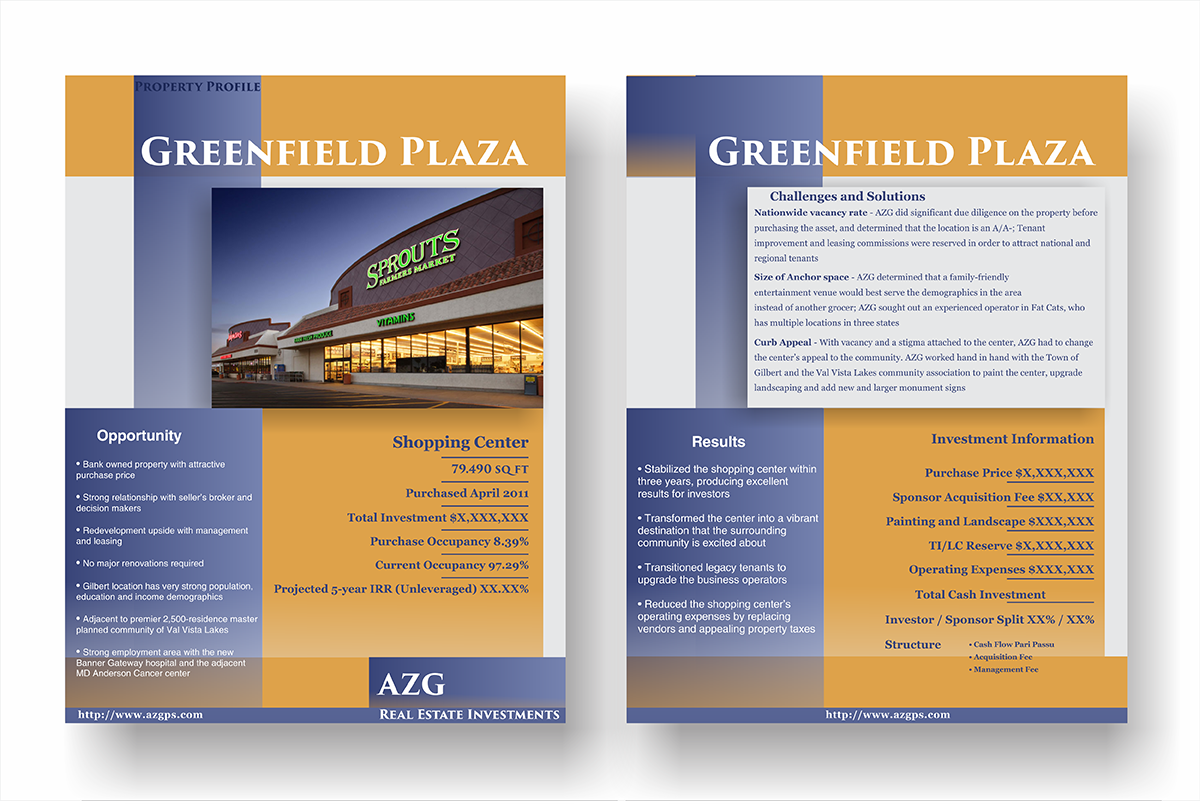 Brochure Design by Joy for AZG | Design #2792747