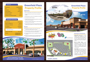 Shopping center investment profile | Design de Brochure par Sbss