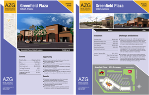 Shopping center investment profile | Design de Brochure par tanya
