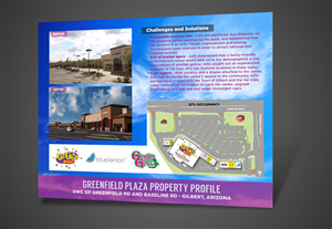 Shopping center investment profile | Design de Brochure par lookedaeng