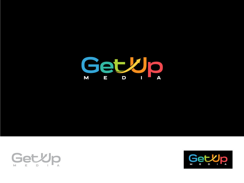 Logo Design by Atvento Graphics for Get Up Media | Design #17592284
