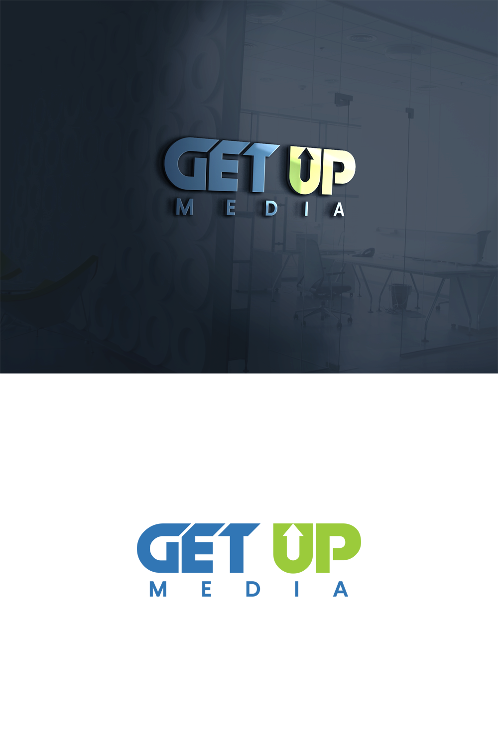 Logo-Design von widodo für Get Up Media | Design #17569781