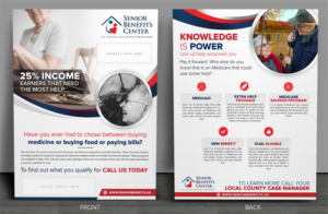 Flyer Design by SAI DESIGNS for Senior Benefits Center | Design: #17775422