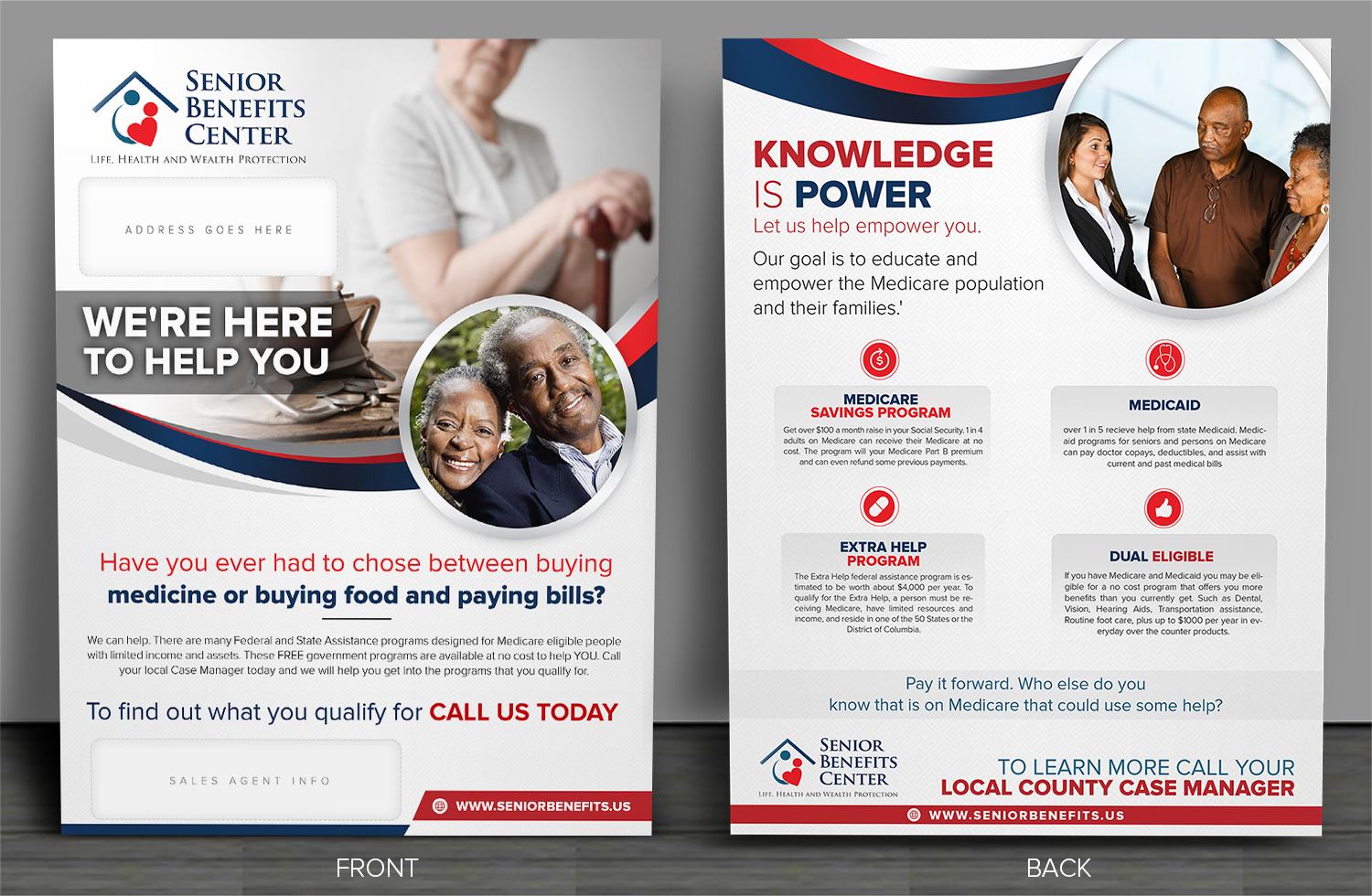 Design de Flyer par SAI DESIGNS pour Senior Benefits Center | Design #17798919