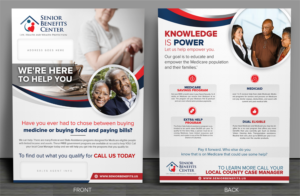 Flyer Design by SAI DESIGNS for Senior Benefits Center | Design: #17798919