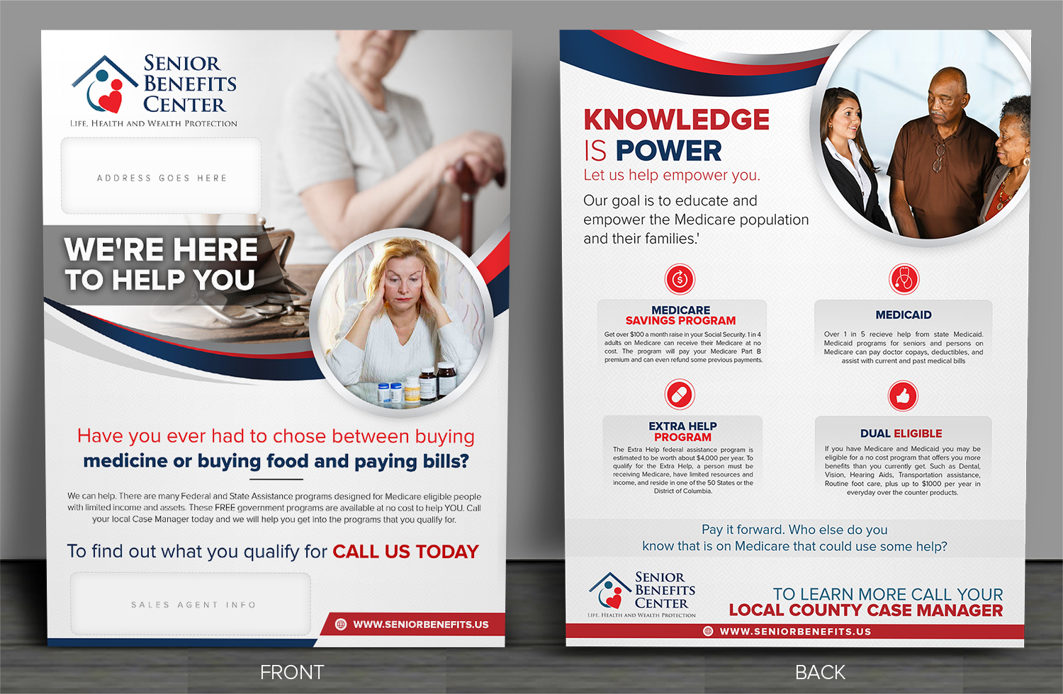 Design de Flyer par SAI DESIGNS pour Senior Benefits Center | Design #17817587