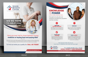 Flyer Design by SAI DESIGNS for Senior Benefits Center | Design: #17833305