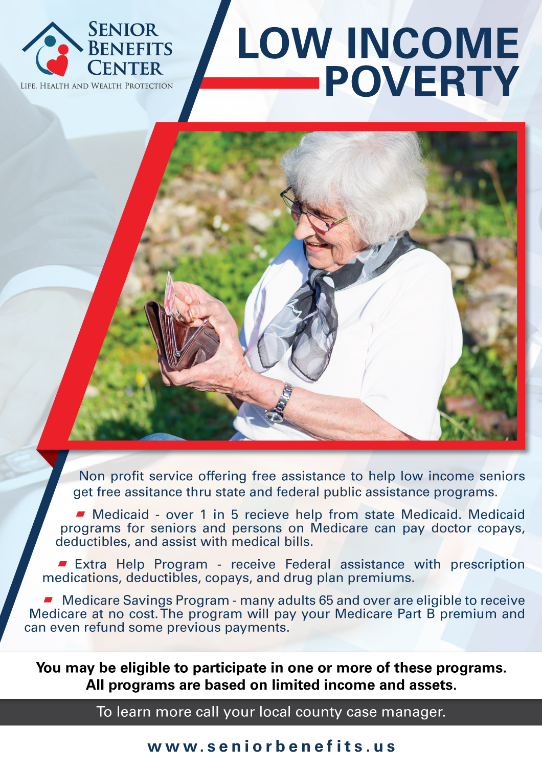 Design de Flyer par Dexter Solutions pour Senior Benefits Center | Design #17666187