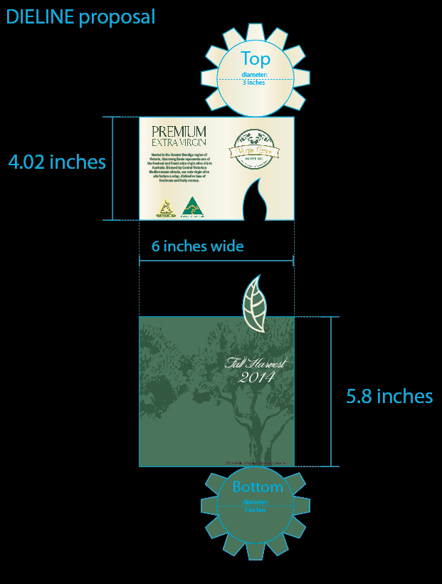 Packaging Design by MC-GD for Virgin Green Olive Farm Pty Ltd | Design #2790063