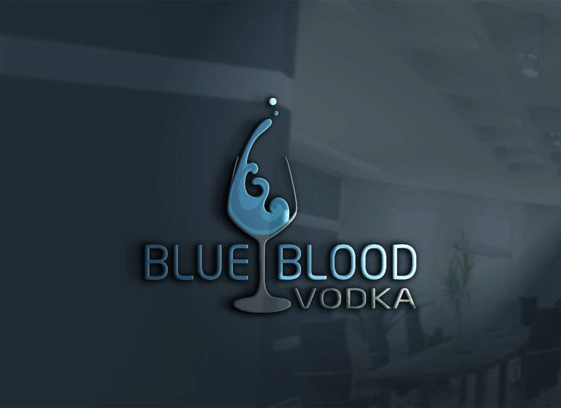Logo Design by Hossen 2 for Blue Blood Vodka | Design #17565996