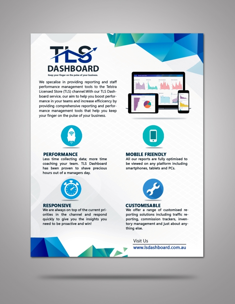 Flyer Design by MasterGraphic for TLS Business Intelligence | Design #17907406