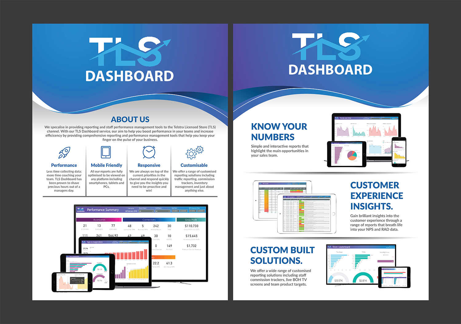Flyer Design by Deziners Zone for TLS Business Intelligence | Design #17981657
