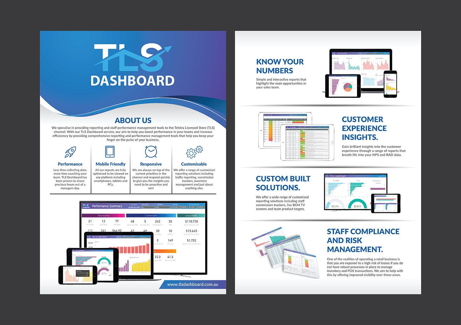 Flyer Design by Deziners Zone for TLS Business Intelligence | Design #18057443