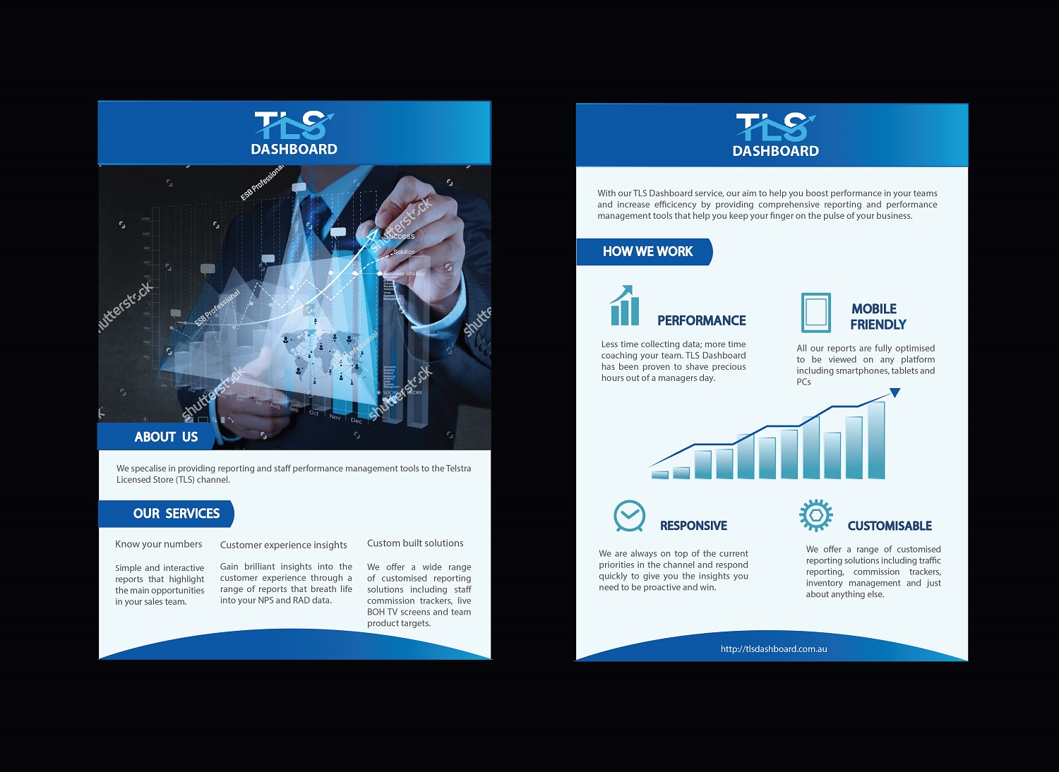 Design de Flyer par Luna Design pour TLS Business Intelligence | Design #17998267