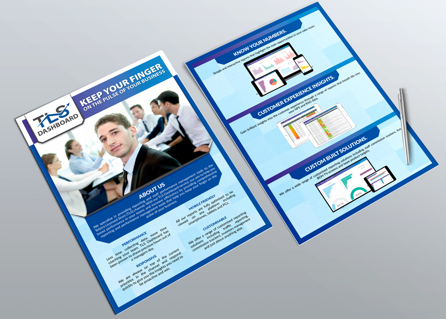 Flyer Design by Dexter Solutions for TLS Business Intelligence | Design #17945742