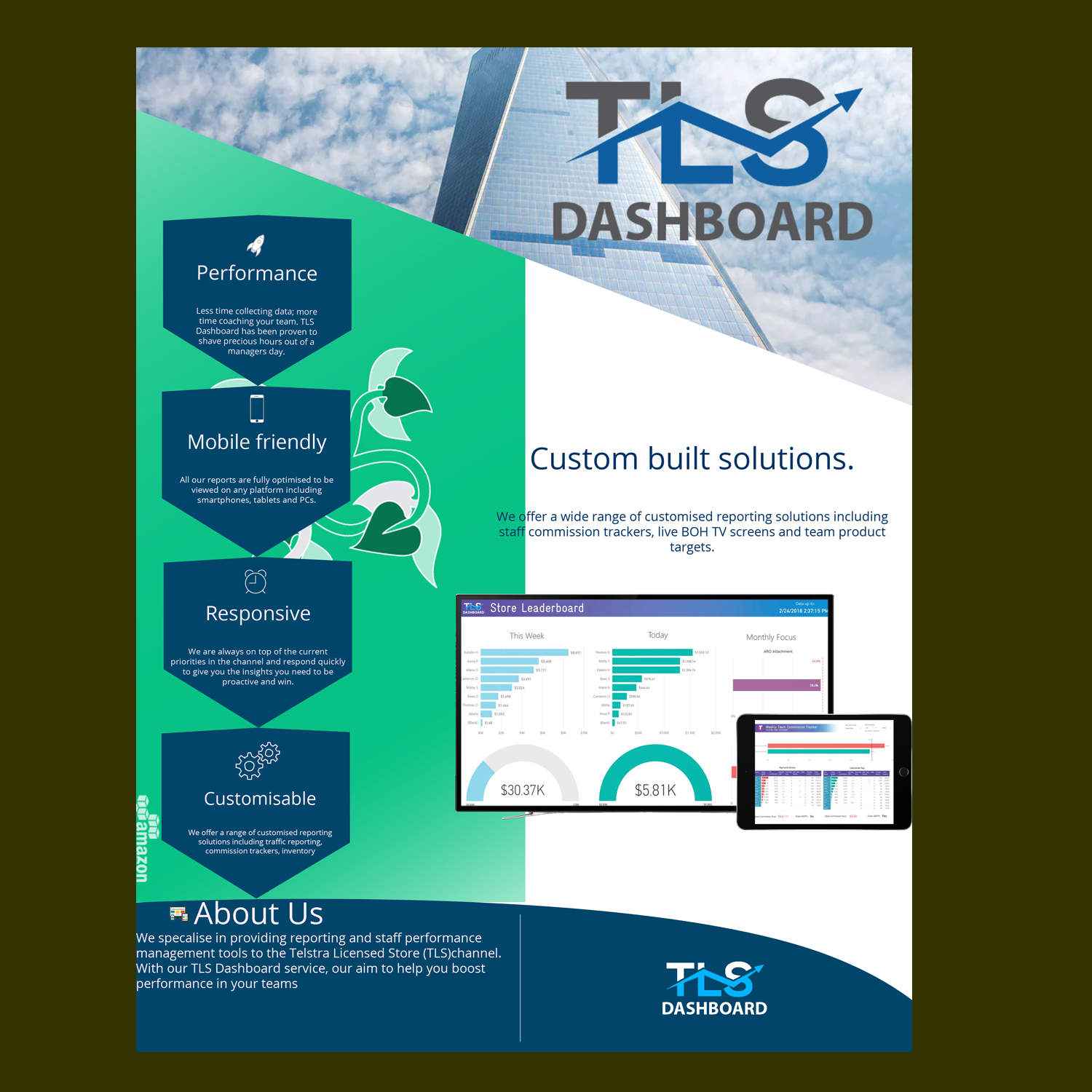 Flyer Design by J.J Designer for TLS Business Intelligence | Design #17940304