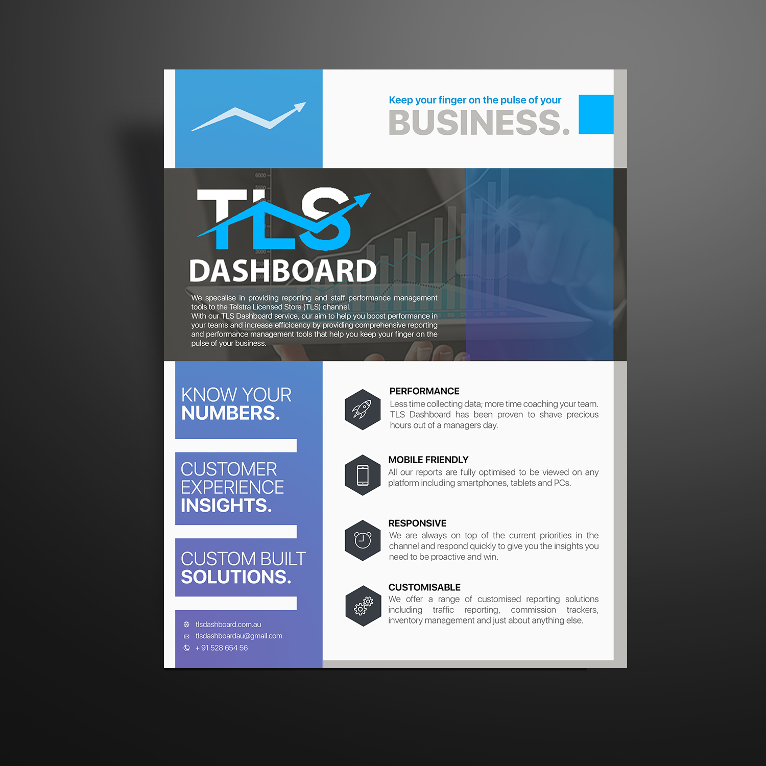 Diseño de Flyer por Urban Akali para TLS Business Intelligence | Diseño #17962051