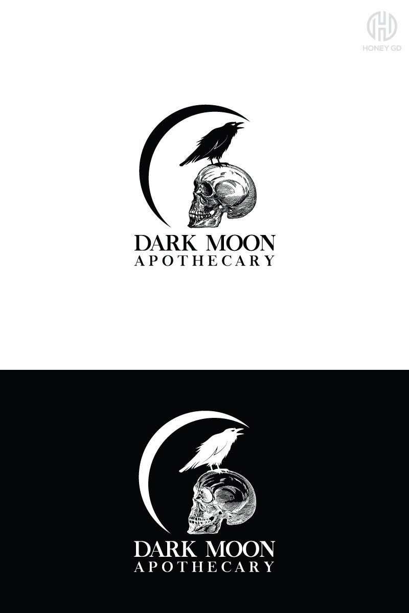 Diseño de Logo por Honey GD para Dark Moon Apothecary | Diseño #17549059