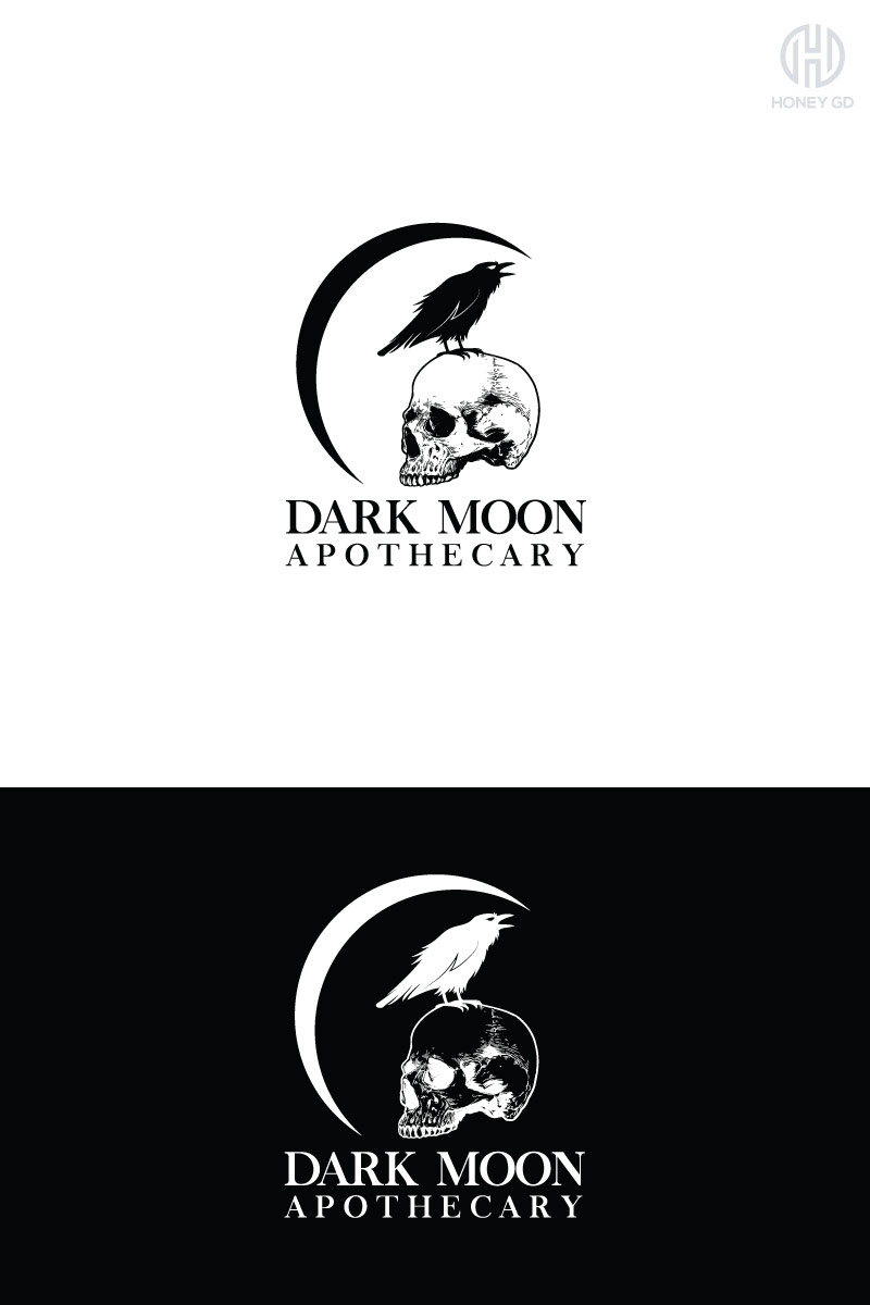 Logo Design by Honey GD for Dark Moon Apothecary | Design #17549098