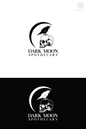 Logo Design by Honey GD for Dark Moon Apothecary | Design: #17549098