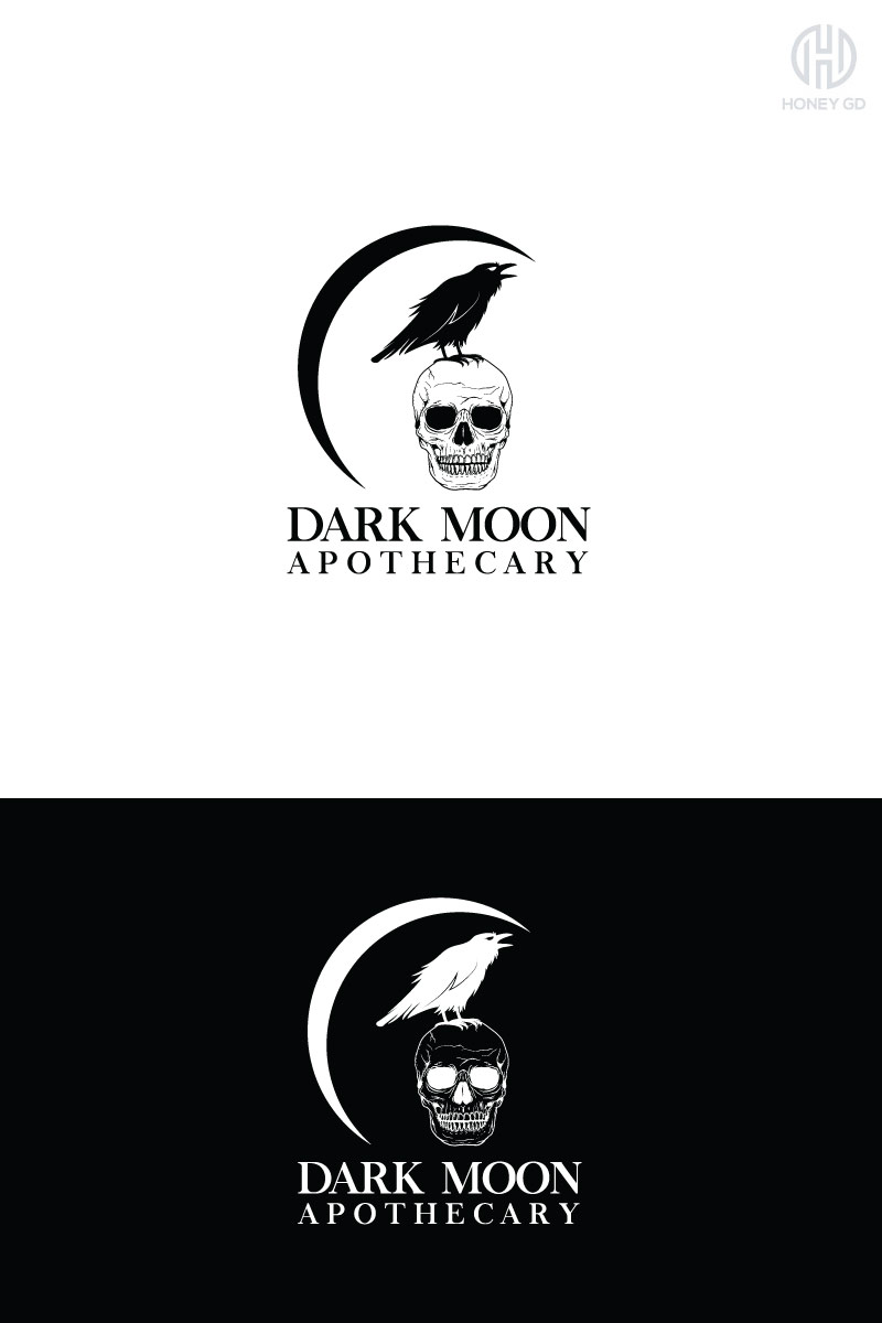 Diseño de Logo por Honey GD para Dark Moon Apothecary | Diseño #17549252