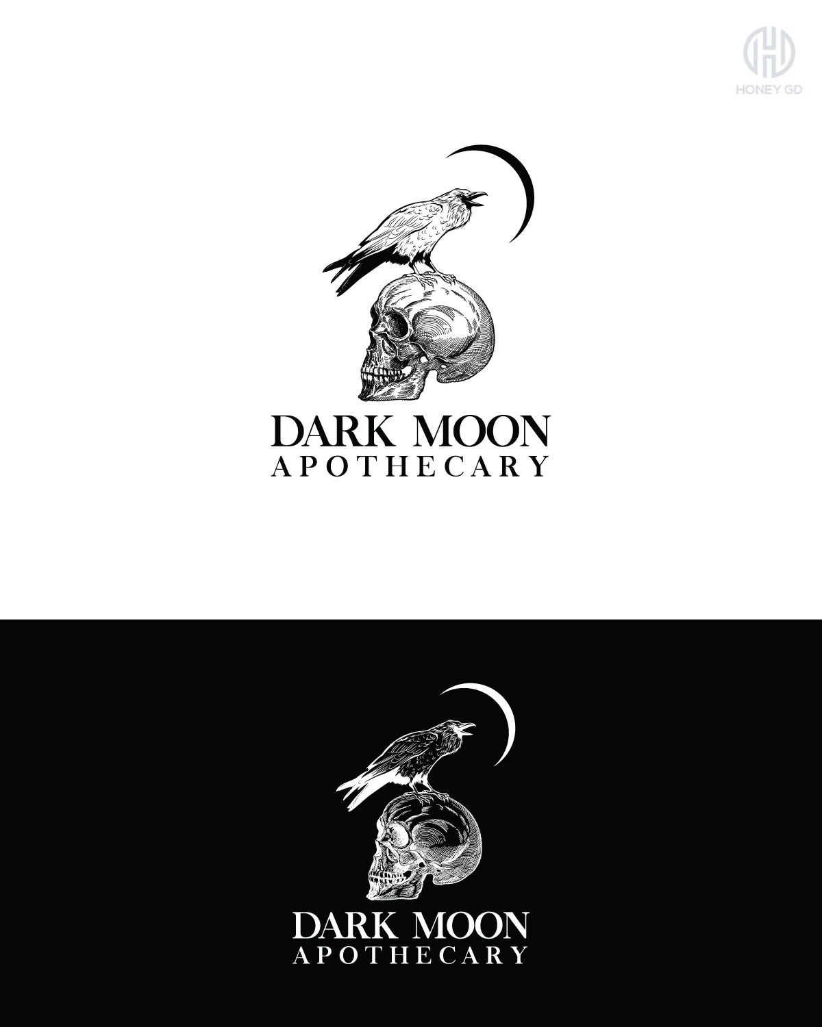Diseño de Logo por Honey GD para Dark Moon Apothecary | Diseño #17561835