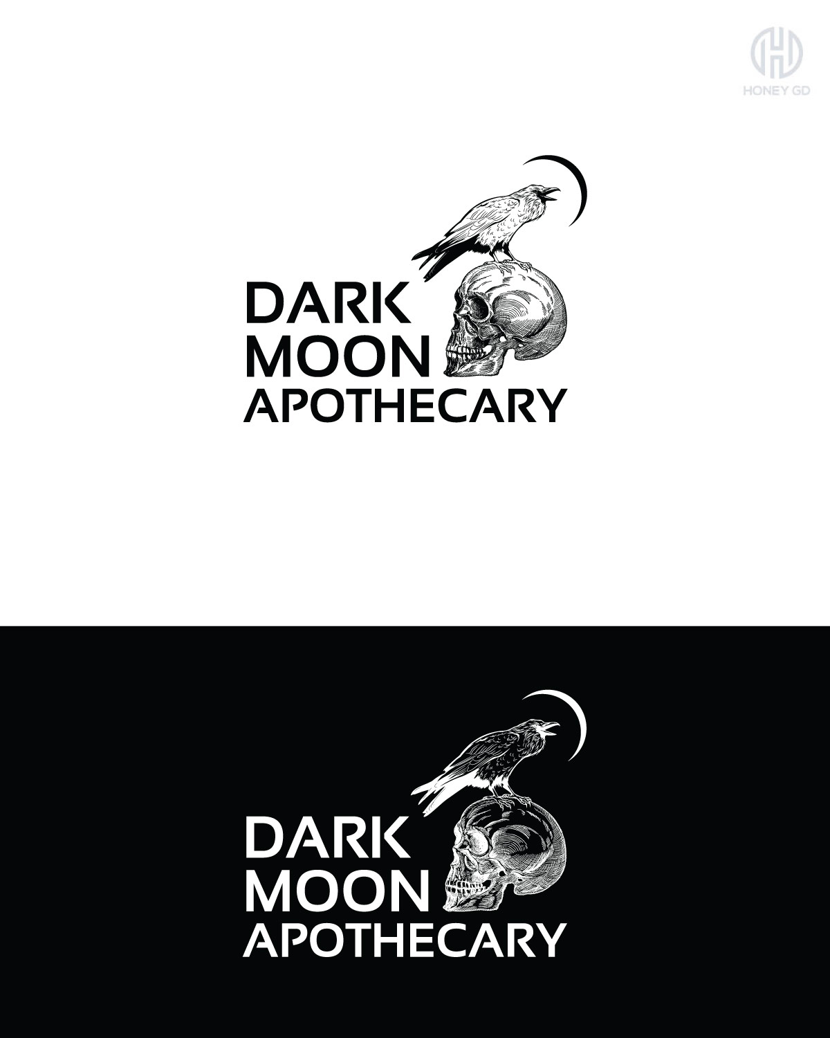 Diseño de Logo por Honey GD para Dark Moon Apothecary | Diseño #17561912