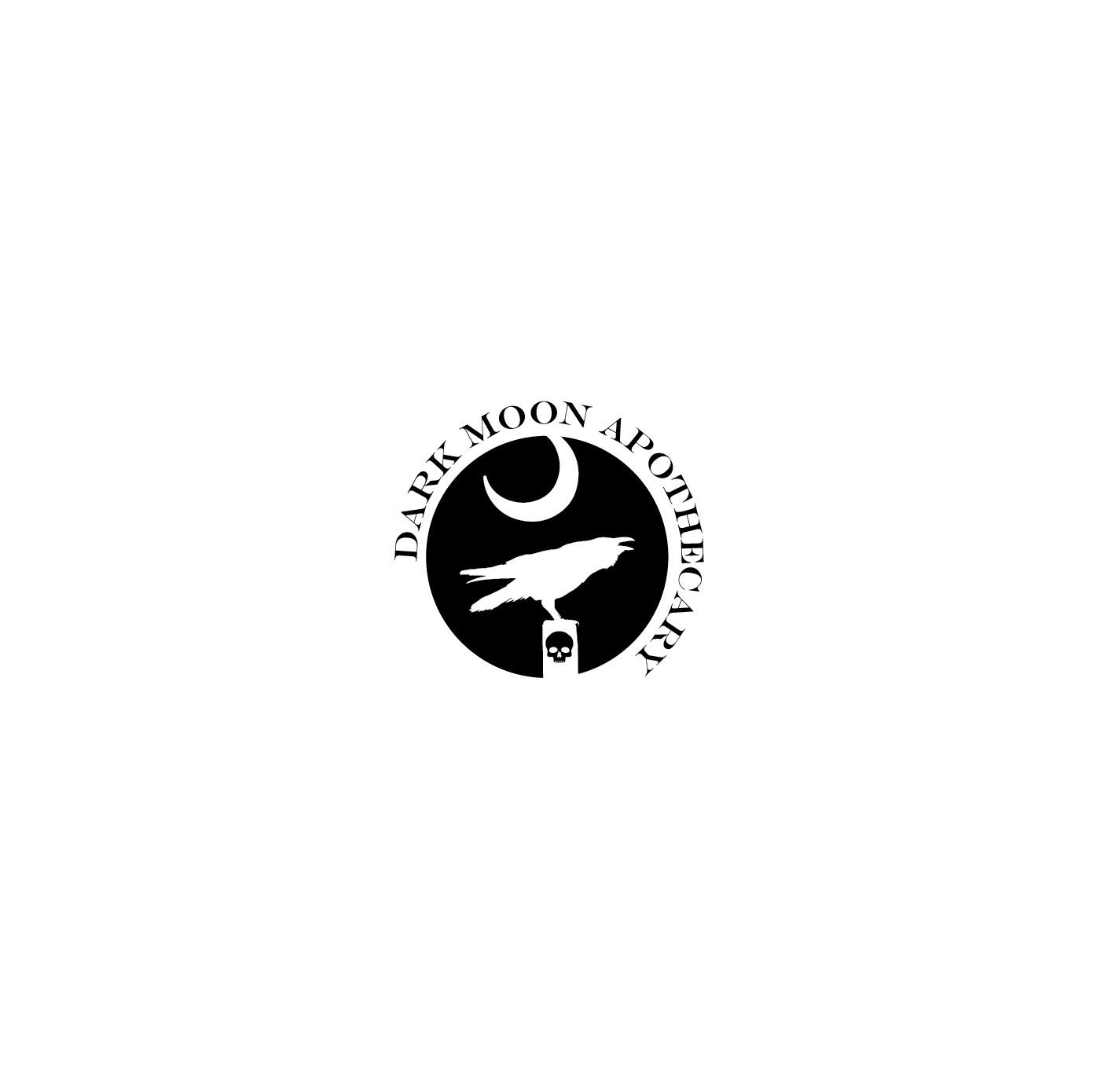 Logo Design by Ves-Boycheva for Dark Moon Apothecary | Design #17557091