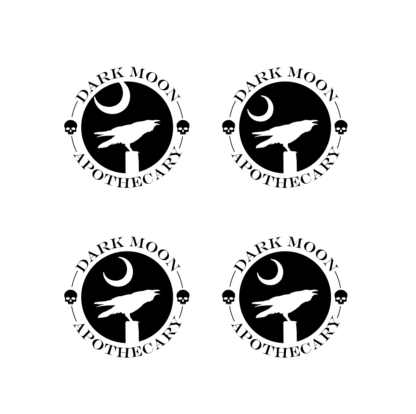 Logo Design by Ves-Boycheva for Dark Moon Apothecary | Design #17557178