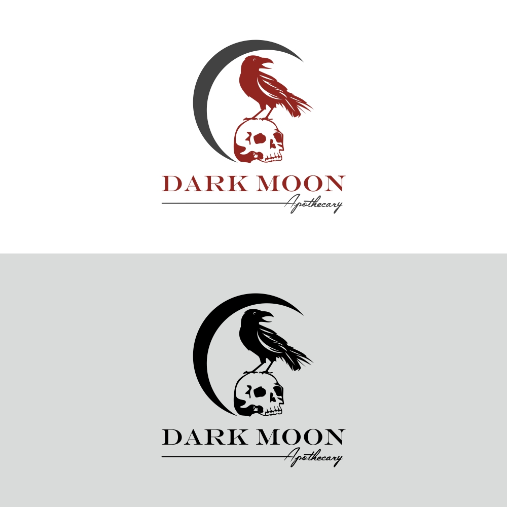 Logo Design by Basksh Designs for Dark Moon Apothecary | Design #17548245
