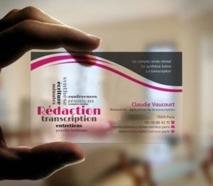 Business Card Design by INDIAN_Ashok for Rédactrice | Design: #17566832