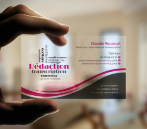 Business Card Design by INDIAN_Ashok for Rédactrice | Design: #17566836