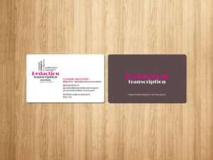 Business Card Design by Creations Box 2015 for Rédactrice | Design: #17576624