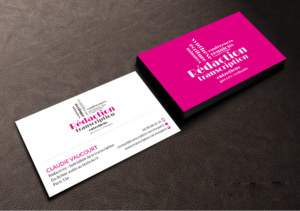 Visitenkarten-Design von Creations Box 2015 für Rédactrice | Design: #17576733