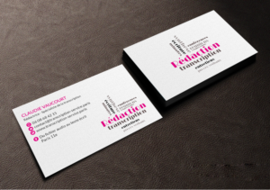 Visitenkarten-Design von Creations Box 2015 für Rédactrice | Design: #17576735