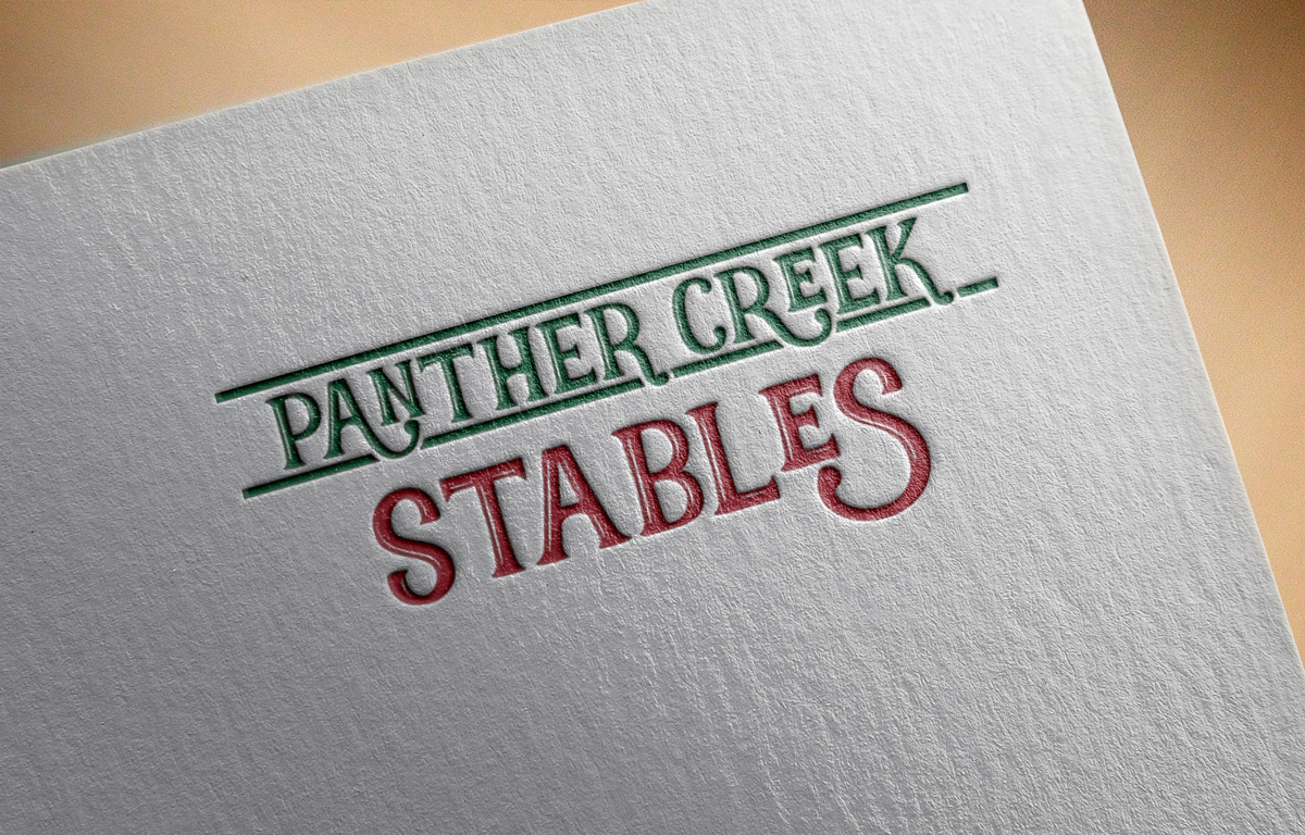 Diseño de Logo por Lioness Designs para Panther Creek Stables | Diseño #17707689