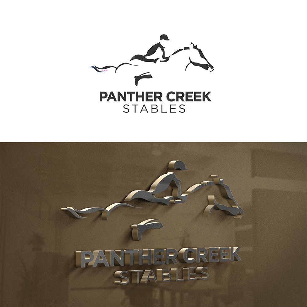 Logo Design by medi122 for Panther Creek Stables | Design #17780853