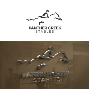Panther Creek Stables | Logo Design by medi122